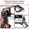 image:image2026Upgraded Pressure Washer 5000PSI with Adj8Level Touch Screen 34 Tall Power Washer 4 Quick Connect Nozzles Inlet HoseampFilteramp500mlFoam Cannon for CarsFencesDrivewaysHome Cleaning YellowRed