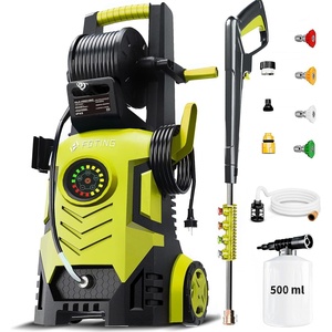image:image2026Upgraded Pressure Washer 5000PSI with Adj8Level Touch Screen 34 Tall Power Washer 4 Quick Connect Nozzles Inlet HoseampFilteramp500mlFoam Cannon for CarsFencesDrivewaysHome Cleaning YellowYellow
