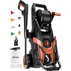 image:image4500 MAX PSI Pressure Washer 2026 NEW 4 Nozzles and FOAM Cannon Power Cleaner RedRed