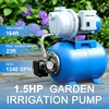 image:imageFOTING 15HP Shallow Well Pump wPressure Tank 1340GPH Jet Pumps Garden Pump Water Transfer Draining Irrigation Pumps Water Booster Jet Pump Stainless Steel for Home Garden Lawn Farm BlueBlue