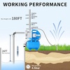image:imageFOTING 16HP Shallow Well Pump with Pressure Tank 1700GPH Automatic Irrigation Water Booster Jet Pump Water Pumps Booster System 180FT for Home Garden Lawn Farm BlueBlue