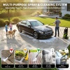 image:image2026NEW Pressure Power Washer 4500PSI with 4 Quick Connect Nozzles Inlet Hose amp Filter Foam Cannon for CarsFencesDrivewaysPatiosHome Cleaning Green