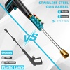 image:image2026Upgraded Pressure Washer 5000PSI with Adj8Level Touch Screen 34 Tall Power Washer 4 Quick Connect Nozzles Inlet HoseampFilteramp500mlFoam Cannon for CarsFencesDrivewaysHome Cleaning GreenGreen