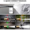 image:imageFOTING 2026new Pressure Power Washer 4800PSI with 4 Quick Connect NozzlesInlet Hose amp Filter Foam Cannon for CarsFencesDrivewaysPatiosHome BlueBlue