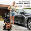 image:imageFOTING 2026new Pressure Power Washer 4800PSI with 4 Quick Connect NozzlesInlet Hose amp Filter Foam Cannon for CarsFencesDrivewaysPatiosHome BlueRed