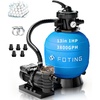 image:image2026New Sand Filter Pump with Timer for Above Ground Pool Pool Pumps Above Ground with 7Way MultiPort Valve Pool Sand Filter for HighEfficient Filtration amp Circulation 12inch13inch