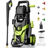 image:imageFOTING 2026new Pressure Power Washer 4800PSI with 4 Quick Connect NozzlesInlet Hose amp Filter Foam Cannon for CarsFencesDrivewaysPatiosHome BlueYellow