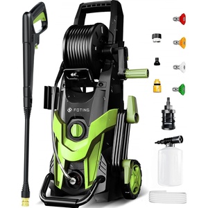 image:image2026NEW Pressure Power Washer 4500PSI with 4 Quick Connect Nozzles Inlet Hose amp Filter Foam Cannon for CarsFencesDrivewaysPatiosHome Cleaning Green