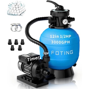 image:image2026New Sand Filter Pump with Timer for Above Ground Pool Pool Pumps Above Ground with 7Way MultiPort Valve Pool Sand Filter for HighEfficient Filtration amp Circulation 12inch12inch