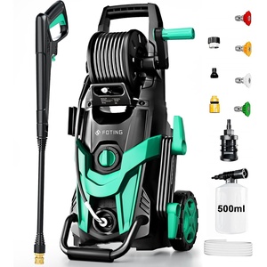 image:imageFOTING 2026new Pressure Power Washer 4800PSI with 4 Quick Connect NozzlesInlet Hose amp Filter Foam Cannon for CarsFencesDrivewaysPatiosHome BlueBlue