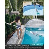 image:imageFOTING Cordless Pool Vacuum for Above Ground Pool 195 GPM AllAngle HeadampLED DisplayHandheld Rechargeable Spa Vacuum Cleaner for Inground Pools for Hot Tub DebrisShallow StepsGreen