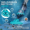 image:imageHandheld Hot Tub Spa Pool Vacuum 19 gallonsmin Cordless Rechargeable Pool Vacuum for Above Ground Pool 60 Mins Running Time Ideal for Leaves Cleaning Debris and Sand UnderwaterGreen