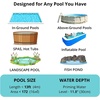image:imagePool Vacuum for Above Ground Pool 185 GPM AllAngle Head amp LED Display 60 Mins Runtime Cordless Handheld Rechargeable Pool Cleaner for Inground Pools