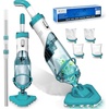 image:imageHandheld Hot Tub Spa Pool Vacuum 19 gallonsmin Cordless Rechargeable Pool Vacuum for Above Ground Pool 60 Mins Running Time Ideal for Leaves Cleaning Debris and Sand UnderwaterGreen