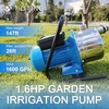 image:imageFOTING 16HP Portable Shallow Well Pump 1600GPH 115V Garden Pump Jet Pumps Stainless Steel Water Transfer Draining Irrigation Pumps Water Booster Jet Pump for Home Garden Lawn Farm BlueBlue