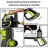 image:image2026New Pressure Power Washer 5000PSI with Adjustable Touch Screen 8 Level 34 Tall 4 Quick Connect NozzlesInlet HoseampFilteramp500mlFoam Cannon for CarsFencesDrivewaysHome Cleaning RedYellow