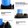 image:imageFOTING 34HP Submersible Sump Pump4500 GPH Cast Iron SewageEffluent PumpAutomatic Tethered Float SwitchSeptic Pump for BasementSeptic TankBasinSewage Well112 NPT Discharge Dark BlueDark Blue