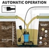 image:imageFOTING 34HP Submersible Sump Pump4500 GPH Cast Iron SewageEffluent PumpAutomatic Tethered Float SwitchSeptic Pump for BasementSeptic TankBasinSewage Well112 NPT Discharge Dark BlueDark Blue