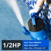 image:imageFOTING Sump Pump High Flow CleanampDirty Submersible Water Pump with Float Switch Thermoplastic Electric Portable Utility Pump for Pool Draining Hot Tub Garden Basement LargeLarge