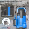 image:imageFOTING Sump Pump High Flow CleanampDirty Submersible Water Pump with Float Switch Thermoplastic Electric Portable Utility Pump for Pool Draining Hot Tub Garden Basement LargeMedium