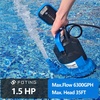 image:imageFOTING Sump Pump High Flow CleanampDirty Submersible Water Pump with Float Switch Thermoplastic Electric Portable Utility Pump for Pool Draining Hot Tub Garden Basement LargeExtra Extra Large