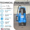 image:imageFOTING Sump Pump High Flow CleanampDirty Submersible Water Pump with Float Switch Thermoplastic Electric Portable Utility Pump for Pool Draining Hot Tub Garden Basement LargeExtra Extra Large