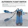 image:imageFOTING Sump Pump High Flow CleanampDirty Submersible Water Pump with Float Switch Thermoplastic Electric Portable Utility Pump for Pool Draining Hot Tub Garden Basement LargeExtra Extra Large