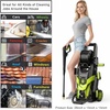 image:imagePressure Power Washer 4800PSI with 4 Quick Connect NozzlesInlet Hose amp Filter Foam Cannon for CarsFencesDrivewaysPatiosHome BlueYellow