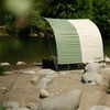 image:imageShibumi Park Vista Sun Shade Canopy Portable Pop Up Sun Shelter for Grass Freestanding Lightweight Backyard amp Outdoor Shade Tent for Sports Sidelines Soccer Parks amp Playgrounds 14 PeopleSummer Sky