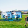 image:imageShibumi Park Vista Sun Shade Canopy Portable Pop Up Sun Shelter for Grass Freestanding Lightweight Backyard amp Outdoor Shade Tent for Sports Sidelines Soccer Parks amp Playgrounds 14 PeopleSummer Sky