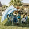 image:imageShibumi Park Vista Sun Shade Canopy Portable Pop Up Sun Shelter for Grass Freestanding Lightweight Backyard amp Outdoor Shade Tent for Sports Sidelines Soccer Parks amp Playgrounds 14 PeopleSummer Sky