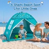 image:imageWhiteFang Baby Beach Tent UPF 50 UV Protection Sun Shelter 709 x 453 x 433 Portable Beach Play Tent with Spacious Interior amp Mesh Ventilation WindResistant Beach Shade for Toddlers amp KidsAqua Play Green