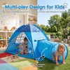 image:imageWhiteFang Baby Beach Tent UPF 50 UV Protection Sun Shelter 709 x 453 x 433 Portable Beach Play Tent with Spacious Interior amp Mesh Ventilation WindResistant Beach Shade for Toddlers amp KidsOcean Adventure Blue