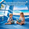 image:imageWhiteFang Baby Beach Tent UPF 50 UV Protection Sun Shelter 709 x 453 x 433 Portable Beach Play Tent with Spacious Interior amp Mesh Ventilation WindResistant Beach Shade for Toddlers amp KidsOcean Adventure Blue
