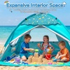 image:imageWhiteFang Baby Beach Tent UPF 50 UV Protection Sun Shelter 709 x 453 x 433 Portable Beach Play Tent with Spacious Interior amp Mesh Ventilation WindResistant Beach Shade for Toddlers amp KidsAqua Play Green