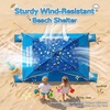 image:imageWhiteFang Baby Beach Tent UPF 50 UV Protection Sun Shelter 709 x 453 x 433 Portable Beach Play Tent with Spacious Interior amp Mesh Ventilation WindResistant Beach Shade for Toddlers amp KidsOcean Adventure Blue