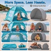 image:imageWhiteFang Baby Beach Tent UPF 50 UV Protection Sun Shelter 709 x 453 x 433 Portable Beach Play Tent with Spacious Interior amp Mesh Ventilation WindResistant Beach Shade for Toddlers amp KidsAqua Play Green