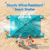 image:imageWhiteFang Baby Beach Tent UPF 50 UV Protection Sun Shelter 709 x 453 x 433 Portable Beach Play Tent with Spacious Interior amp Mesh Ventilation WindResistant Beach Shade for Toddlers amp KidsAqua Play Green