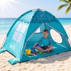 image:imageWhiteFang Baby Beach Tent UPF 50 UV Protection Sun Shelter 709 x 453 x 433 Portable Beach Play Tent with Spacious Interior amp Mesh Ventilation WindResistant Beach Shade for Toddlers amp KidsAqua Play Green