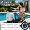 image:imageFOTING 2026New Sand Filter Pump with Timer for Above Ground Pool Pool Pumps Above Ground with 6Way Valve Pool Sand Filter for Efficient Circulation amp Filtration 18in18in
